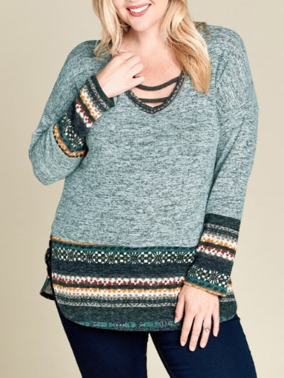 Tara plus size sweater