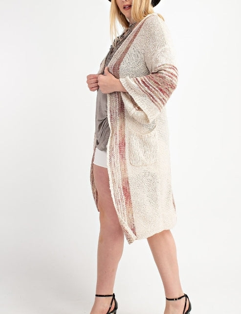 Plus size cardigan