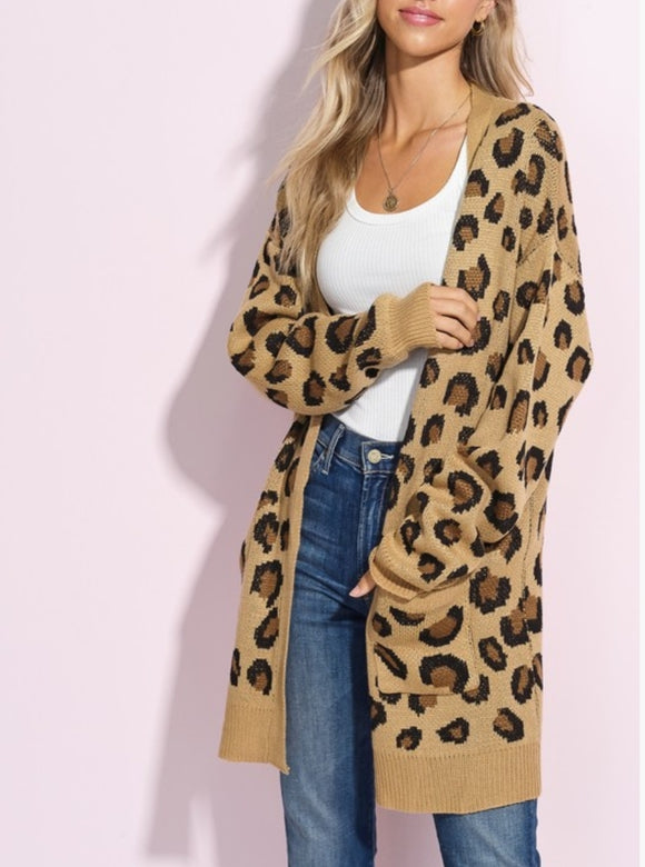 Leopard cardigan