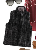 Plus size sherpa vest