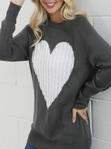Follow your heart sweater