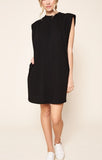 Black shirt dress